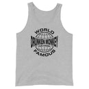 World Famous Drunken Monkey Tank Top back view - Prague party apparel