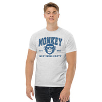 Monkey We F*cking Party Tee detail view - Drunken Monkey Prague merch