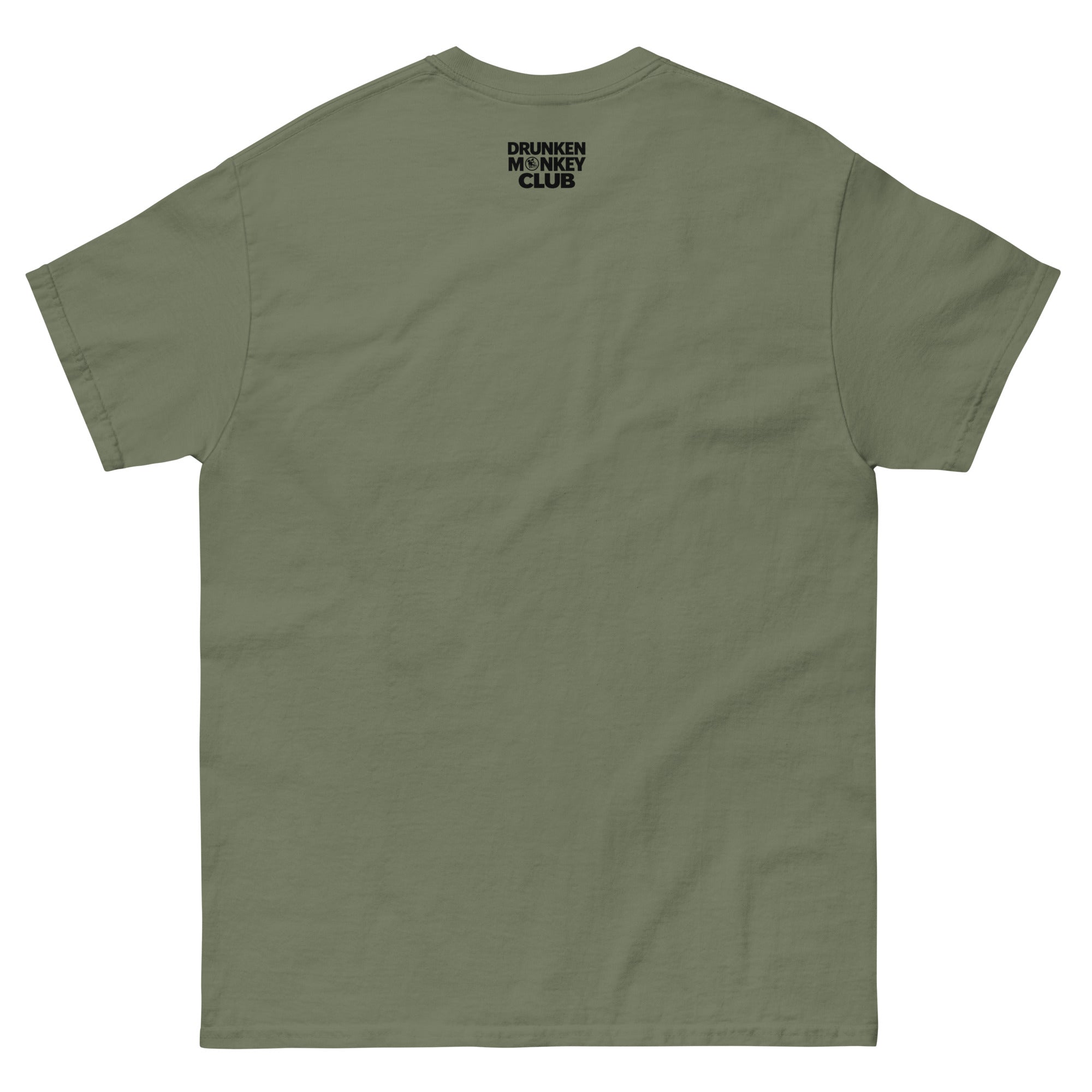 Drunken Monkey Walk of Fame Tee flat lay - Prague pub crawl merch