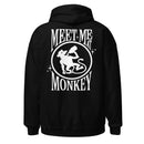 Drunken Monkey Stay Wild Hoodie close-up detail - Prague party hoodie