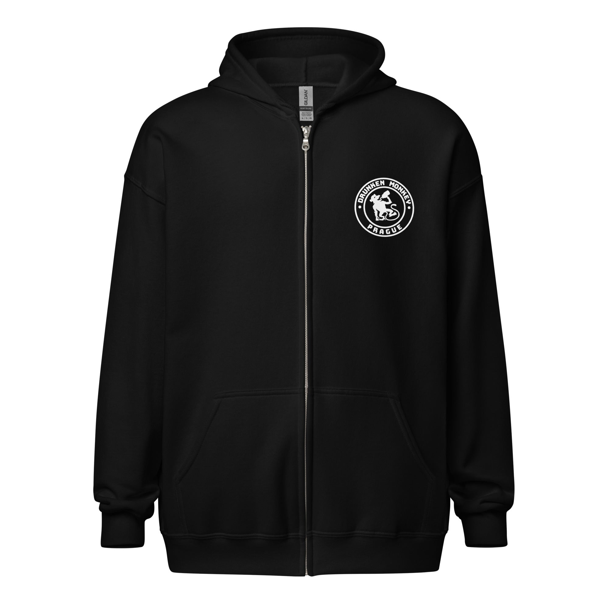 Drunken Monkey Prague Zip Hoodie