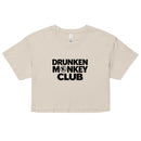 Drunken Monkey Club Crop Top detail view - Prague party women's apparel