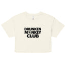Drunken Monkey Club Crop Top left side view - Prague party women's apparel
