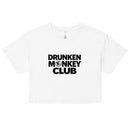 Drunken Monkey Club Crop Top front view - Prague party women's apparel